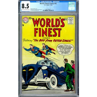 World's Finest Comics #92 CGC 8.5 (LT-OW) *2027298015*