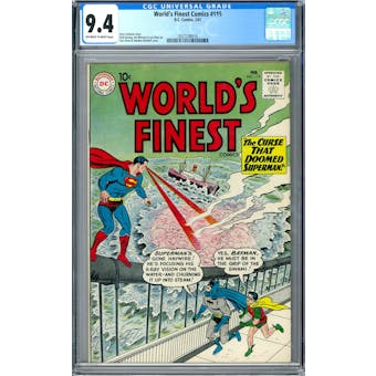 World's Finest Comics #115 CGC 9.4 (OW-W) *2027298016*