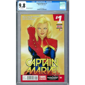 Captain Marvel #1 CGC 9.8 (W) *2027873018*