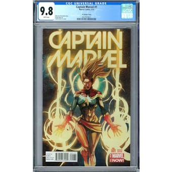 Captain Marvel #1 CGC 9.8 (W) Yu Variant *2027873021*
