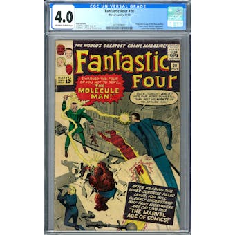 Fantastic Four #20 CGC 4.0 (OW-W) *2027878001*