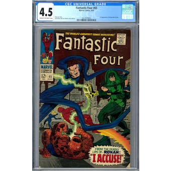 Fantastic Four #65 CGC 4.5 (C-OW) *2027878002*