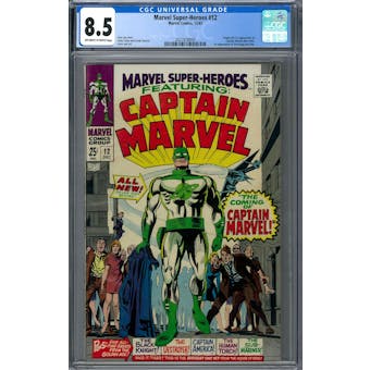 Marvel Super-Heroes #12 CGC 8.5 (OW-W) *2027878009*