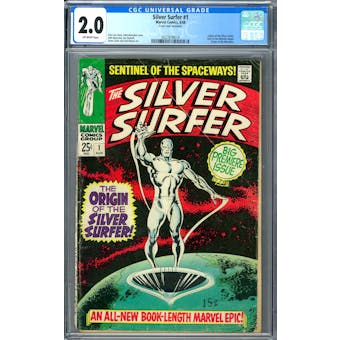 Silver Surfer #1 CGC 2.0 (OW) *2027878014*