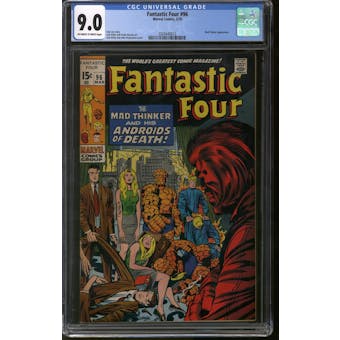 Fantastic Four #96 CGC 9.0 (OW-W) *2029440013*