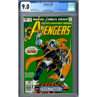 Avengers #196 CGC 9.0 (OW-W) *2029743014*