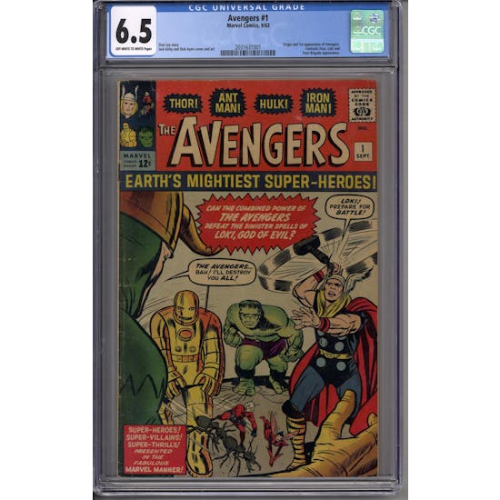 Avengers #1 CGC 6.5 (OW-W) *2031631001*