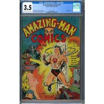 Amazing-Man Comics #15 CGC 3.5 (OW-W) *2032060002*