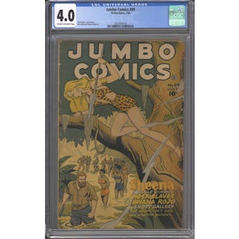 Jumbo Comics #89 CGC 4.0 (CR-OW) *2032605018*