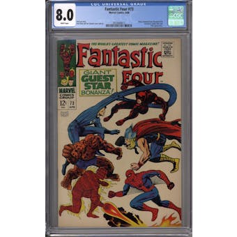 Fantastic Four #73 CGC 8.0 (W) *2033666013*