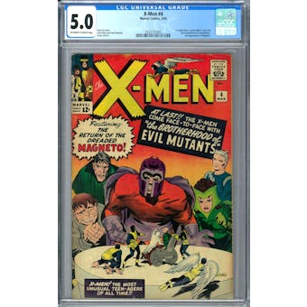 X-Men #4 CGC 5.0 (OW-W) *2033751005*