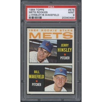 1964 Topps Baseball #576 Mets Rookies PSA 9 (MINT) *0493