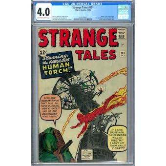 Strange Tales #101 CGC 4.0 (OW-W) *2036209001*