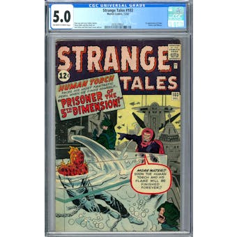 Strange Tales #103 CGC 5.0 (OW-W) *2036209021*