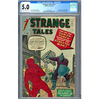 Strange Tales #111 CGC 5.0 (OW-W) *2036210010*