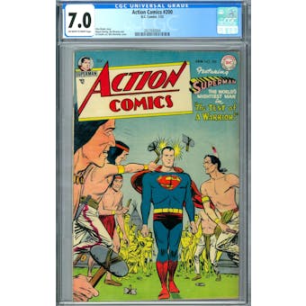 Action Comics #200 CGC 7.0 (OW-W) *2037692004*