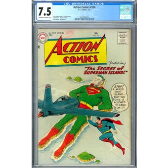 Action Comics #224 CGC 7.5 (OW-W) *2037692005*