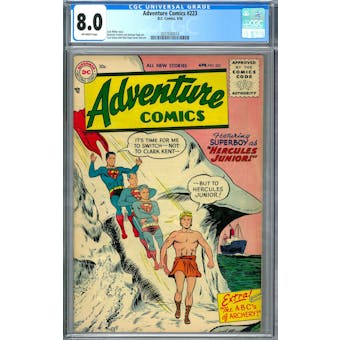Adventure Comics #223 CGC 8.0 (OW) *2037692014*