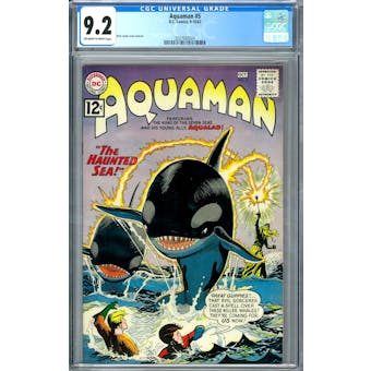 Aquaman #5 CGC 9.2 (OW-W) *2037692024*