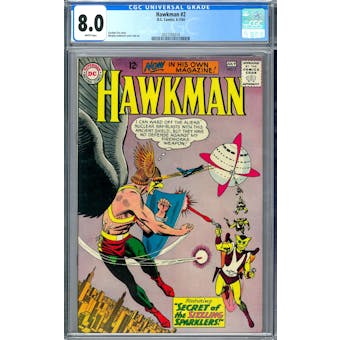 Hawkman #2 CGC 8.0 (W) *2037702019*