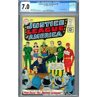 Justice League of America #8 CGC 7.0 (OW-W) *2037702024*