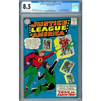 Justice League of America #22 CGC 8.5 (OW-W) *2037703002*