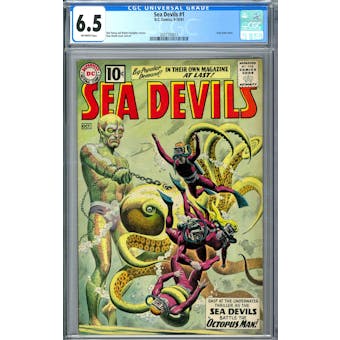 Sea Devil #1 CGC 6.5 (OW) Famous2020Series1 - (Hit Parade Inventory)