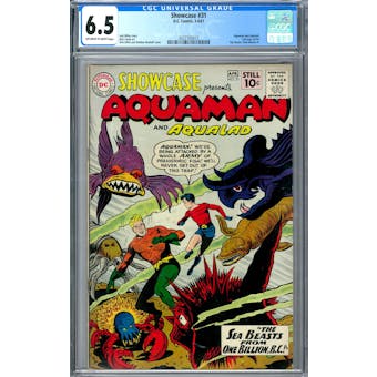 Showcase #31 CGC 6.5 (OW-W) *2037703015* JusticeLeague2020Series0 - (Hit Parade Inventory)