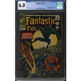 Fantastic Four #52 CGC 6.0 (OW-W) *2040037003*