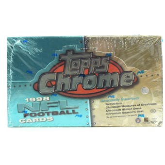1998 Topps Chrome Football Hobby Box