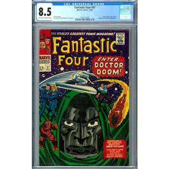 Fantastic Four #57 CGC 8.5 (OW-W) *2042131005*