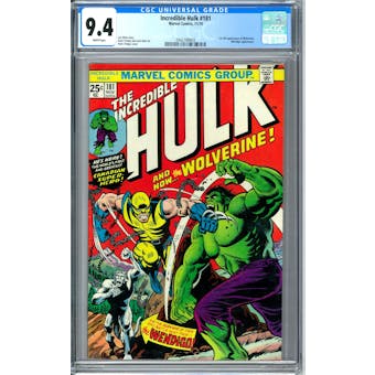 Incredible Hulk #181 CGC 9.4 (W) *2042789003*