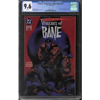 Batman: Vengeance of Bane Special #1 CGC 9.6 (W) *2044128011*