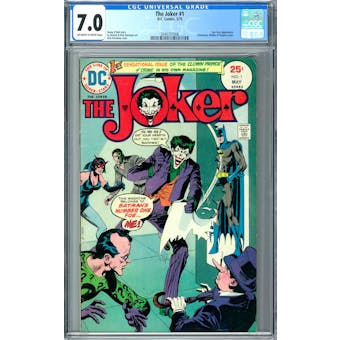 Ther Joker #1 CGC 7.0 (OW-W) *2046737006*