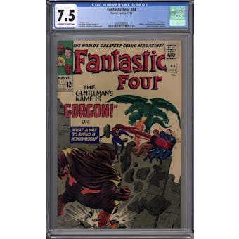 Fantastic Four #44 CGC 7.5 (OW-W) *2047588004*