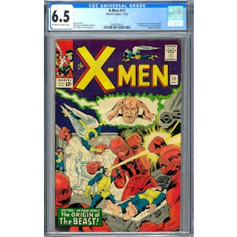 X-Men #15 CGC 6.5 (OW-W) *2049280010*