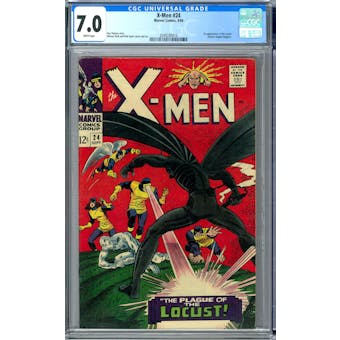 X-Men #24 CGC 7.0 (W) *2049280016*