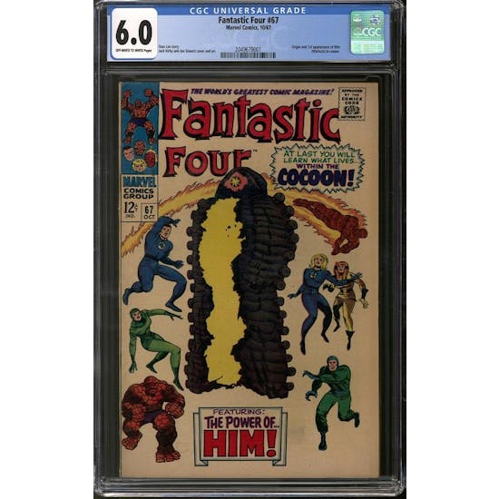 Fantastic Four #67 CGC 6.0 (OW-W) *2049679001*