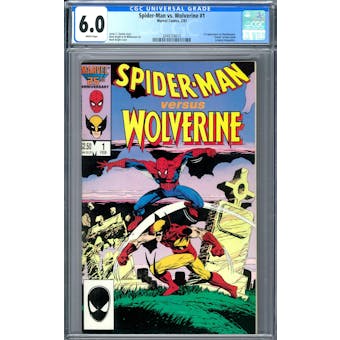 Spider-Man vs. Wolverine #1 CGC 6.0 (W) *2049724010*