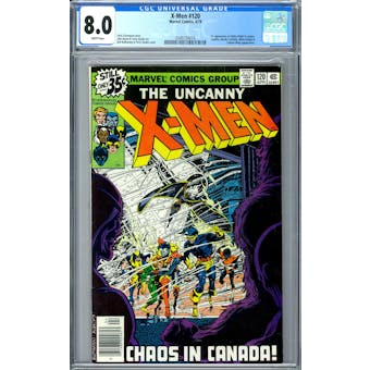 X-Men #120 CGC 8.0 (W) *2049724016*