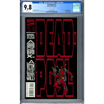Deadpool #1 CGC 9.8 (W) *2049725006*
