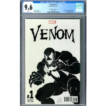 Venom #1 CGC 9.6 (W) McFarlane Sketch Cover *2049742015*