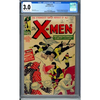 X-Men #1 CGC 3.0 (OW-W) *2049753001*