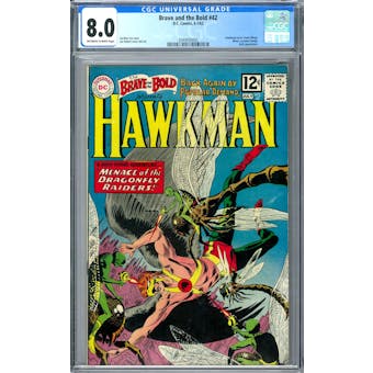 Brave and the Bold #42 CGC 8.0 (OW-W) *2049930002*