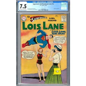 Superman's Girlfriend Lois Lane #12 CGC 7.5 (OW-W) *2049930003*