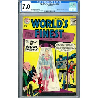 World's Finest Comics #104 CGC 7.0 (OW) *2049931001*