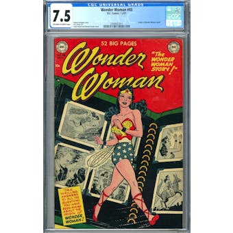 Wonder Woman #45 CGC 7.5 (OW-W) *2049931011*