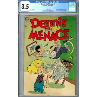 Dennis the Menace #1 CGC 3.5 (OW-W) *2049931012*