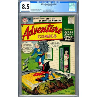 Adventure Comics #236 CGC 8.5 (C-OW) *2049932002*