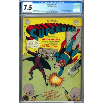Superman #62 CGC 7.5 (OW) *2049932010*